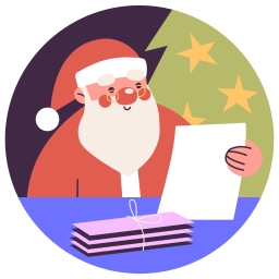 papá noel sticker