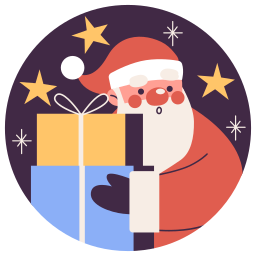 papá noel sticker