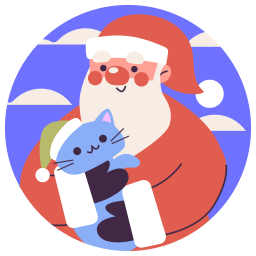 papá noel sticker