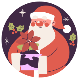 papá noel sticker