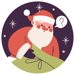 papá noel sticker