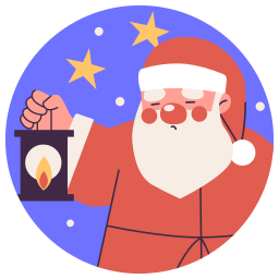 papá noel sticker