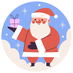 papá noel sticker