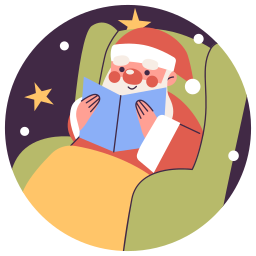 papá noel sticker