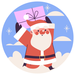 papá noel sticker