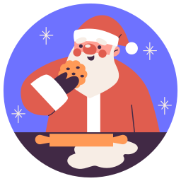 papá noel sticker