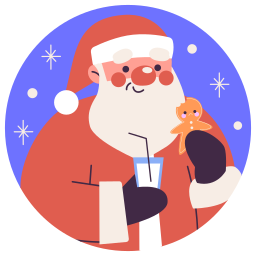 papá noel sticker