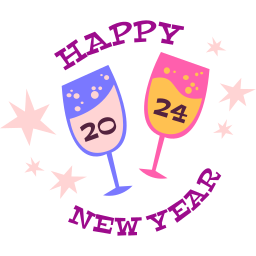 feliz año nuevo sticker