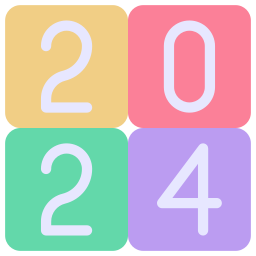 2024 - Free time and date icons