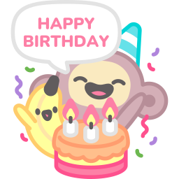 feliz cumpleaños sticker