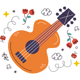 guitarra sticker