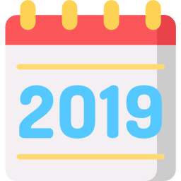 2019 - Free time and date icons