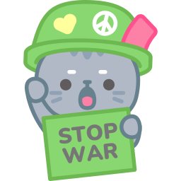 paren la guerra sticker