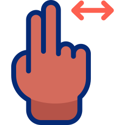 Swipe Animated Icon | Free hands and gestures Animated Icon