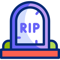 Tombstone Animated Icon | Free halloween Animated Icon