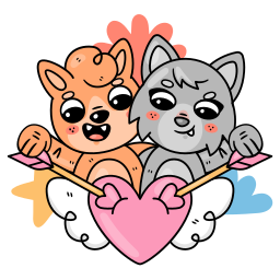 día de san valentín sticker