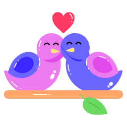 pájaro del amor 