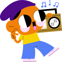 boombox sticker