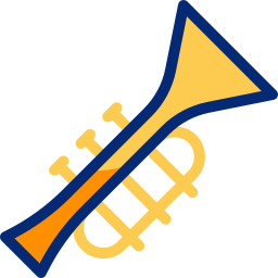 Trumpet Animated Icon | Free music and multimedia Animated Icon