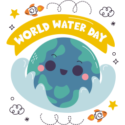 dia mundial del agua sticker