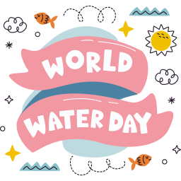 dia mundial del agua sticker