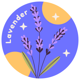 lavanda sticker