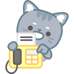 fax sticker