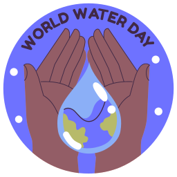 dia mundial del agua sticker