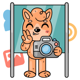 fotografía sticker