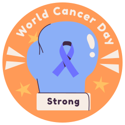 dia mundial del cancer sticker