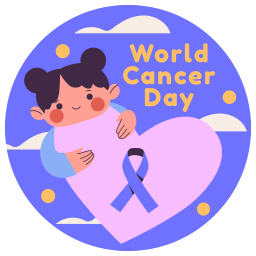 dia mundial del cancer sticker