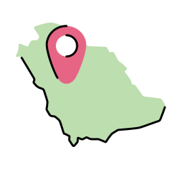 Saudi arabia - Free maps and location icons