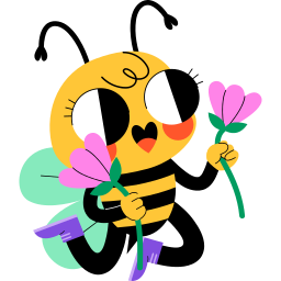 abeja sticker