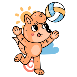 vóleibol sticker