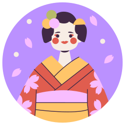 geisha sticker