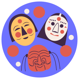 máscaras sticker