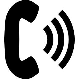 Phone auricular with high volume - Free Tools and utensils icons