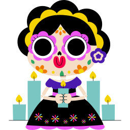 catrina sticker