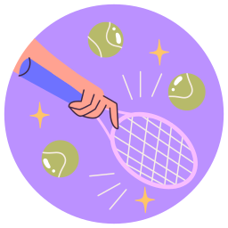 tenis sticker