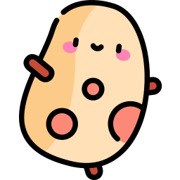 Kawaii Potato Cute Sticker - Kawaii potato Cute So cute - Discover & Share  GIFs