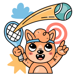 tenis sticker