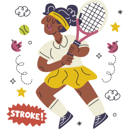 tenis sticker