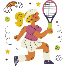 tenis sticker