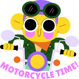 motocicleta sticker