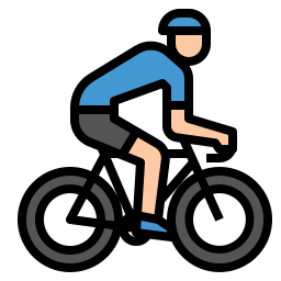 Cycling - Free transport icons