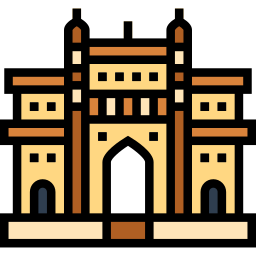 Gate Of India - Free Monuments Icons