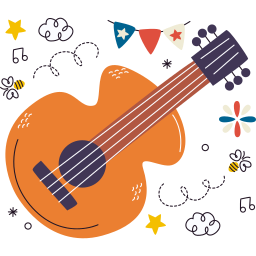 guitarra sticker