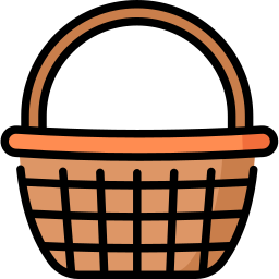 Wicker basket - Free commerce icons