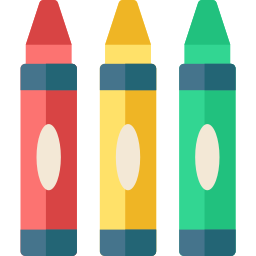 Crayons Clip Art Set - 20 Colors - Personal & Commercial Use