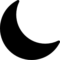 Crescent Moon - Free nature icons